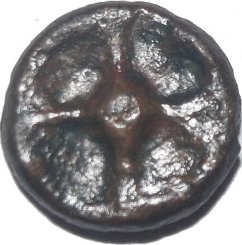 Moneda fundida. Istros (Tracia). 475-350 a.C. 634a12