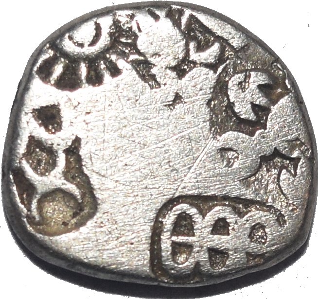 Karshapana imperio Mauryan, Series VIb, G/H 552. 71510