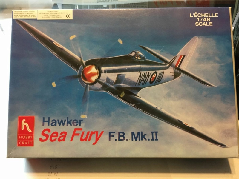 Sea fury Hobby craft 1/48 Terminé 110