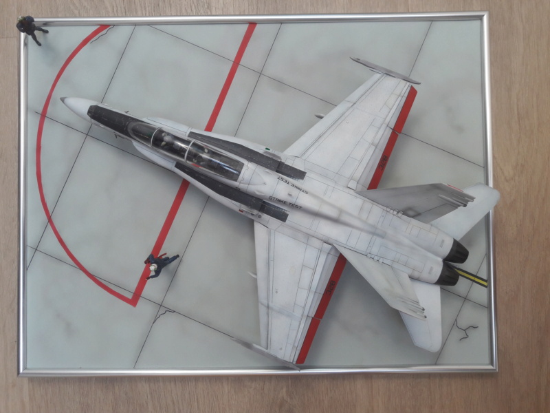 F 18B hasegawa 1/48 + diorama terminés 20210717
