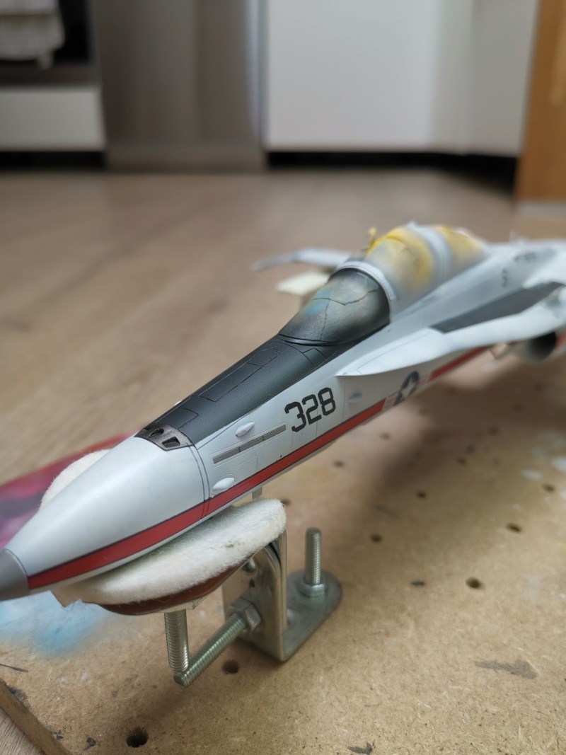 F 18B hasegawa 1/48 + diorama terminés Img_2032