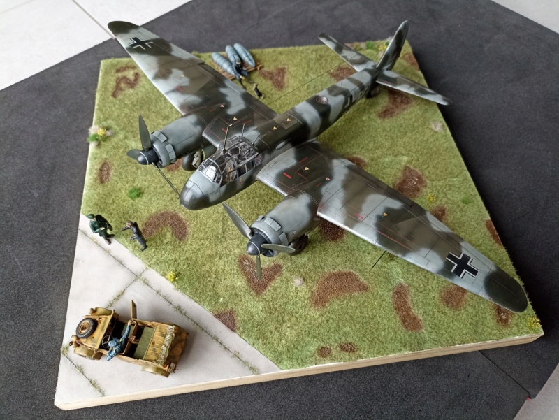 JU-88 C6 ICM 1/48 + diorama terminés Img_2074