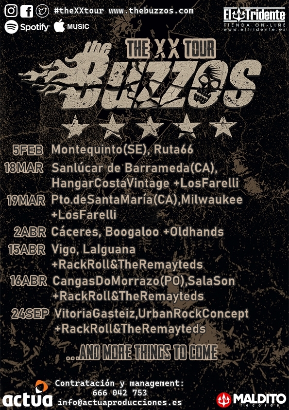 THE BUZZOS: Documental "20 años de rock" y nuevo disco "XX"-TOUR 2022 2022-010