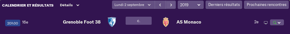 5ème journée de Ligue 2 avant Samedi 12h 0583