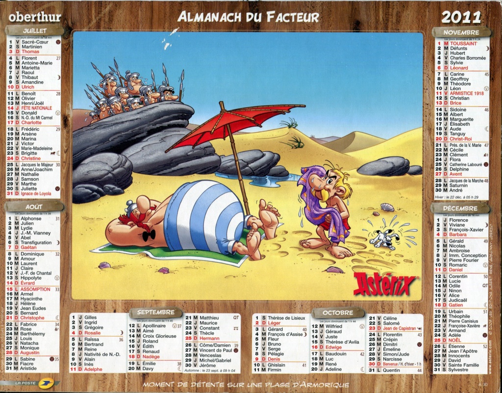 Les calendriers "Astérix" 2011 - Page 2 2011_a12