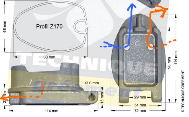 Remplacement de l'embase et du pied de mat Z170_s10