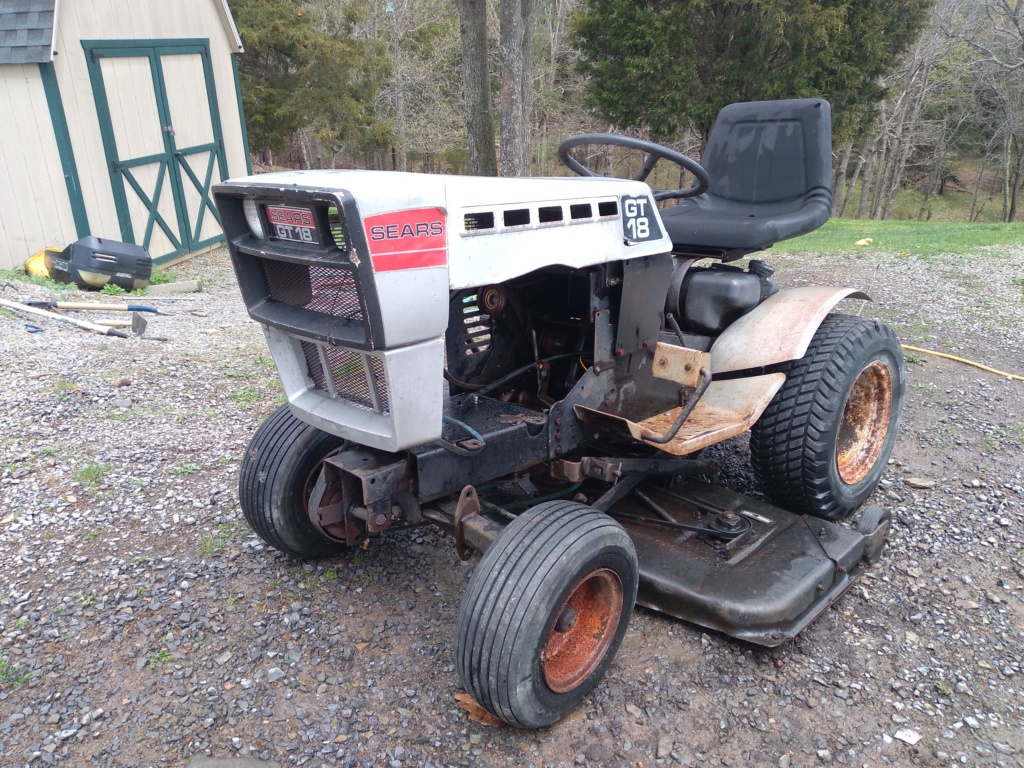 New 1979 Sears GT 18 Silver Model Work Horse Utility Build Maybe