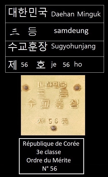  l’Ordre du Mérite du Service Diplomatique de la Corée du Sud Lima_d10
