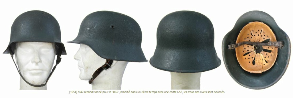 casque allemand avec repeint vert M35_5311