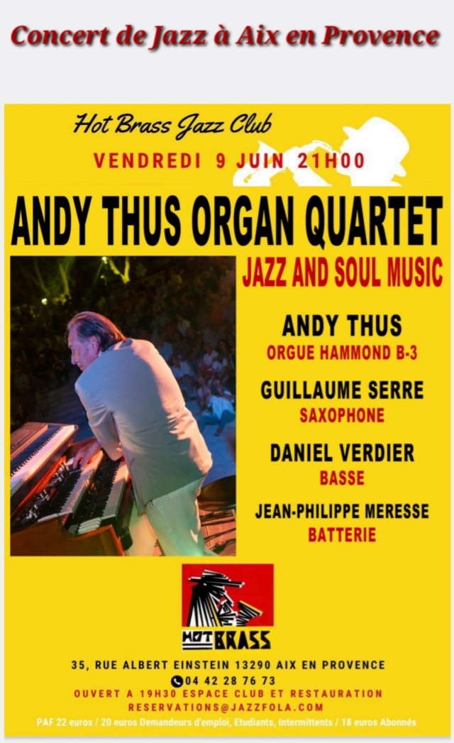 André Thus Quartet 9 juin 2023 Screen48