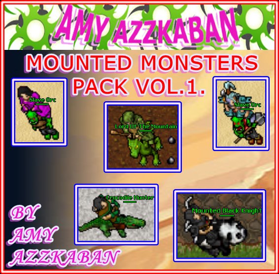 8.7 MOUNTED MONSTERS PACK VOL.1. 57600610