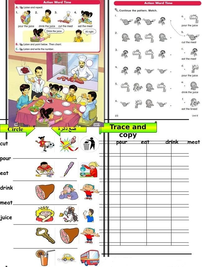 مذكرة في اللغة الانجليزية للصف الأول الابتدائي الترم الثاني 2215