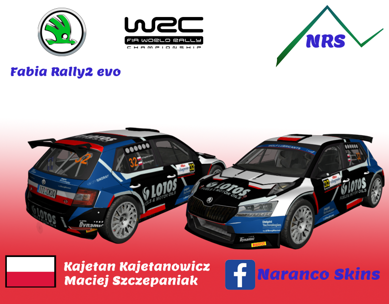 Skin RBR Kajetan Kajetanowicz - Maciej Szczepaniak (Škoda Fabia Rally2 evo) - Croatia Rally 2021 Kajeta10