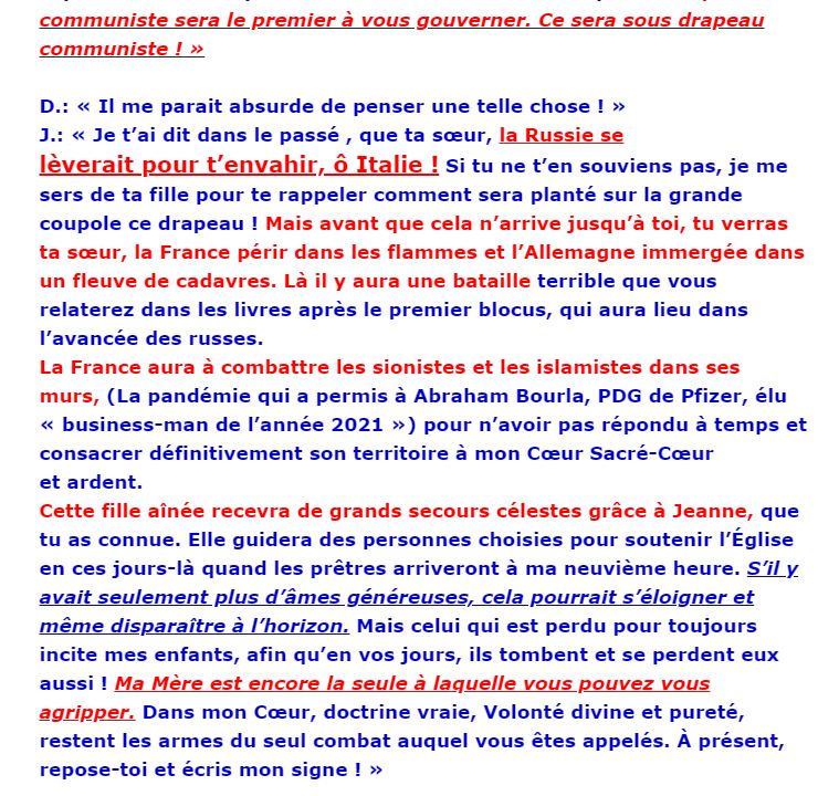 FIN DE LA REPUBLIQUE FRANC MACONNE PAR LE CHOIX DE DIEU - L' ENFANT D'ALZO DI PELLA 2 - Page 4 Debora14