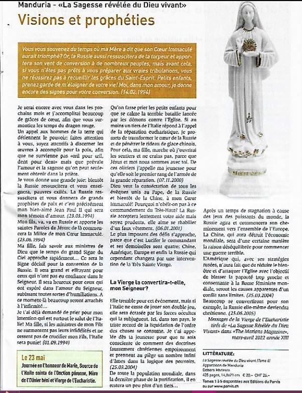 FIN DE LA REPUBLIQUE FRANC MACONNE PAR LE CHOIX DE DIEU - L' ENFANT D'ALZO DI PELLA 2 - Page 12 Mandur14