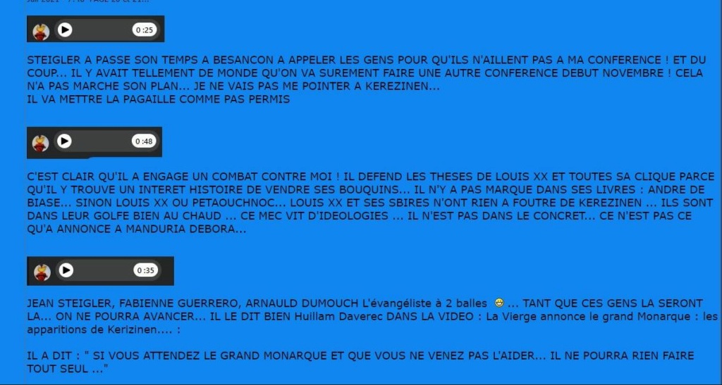 FIN DE LA REPUBLIQUE  FRANC MACONNE PAR LE CHOIX DE DIEU - L'ENFANT D'ALZO DI PELLA 3 - Page 9 Steigl11