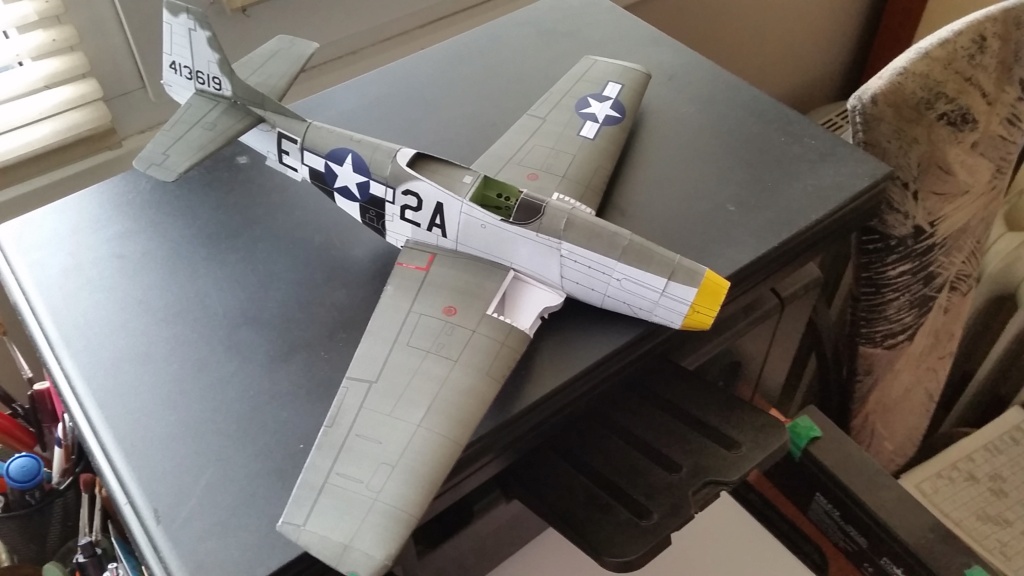 P-51D Mustang 375FS, 1:32, entwurf Emil Zarkov, gebaut von Lachezar. 20200616