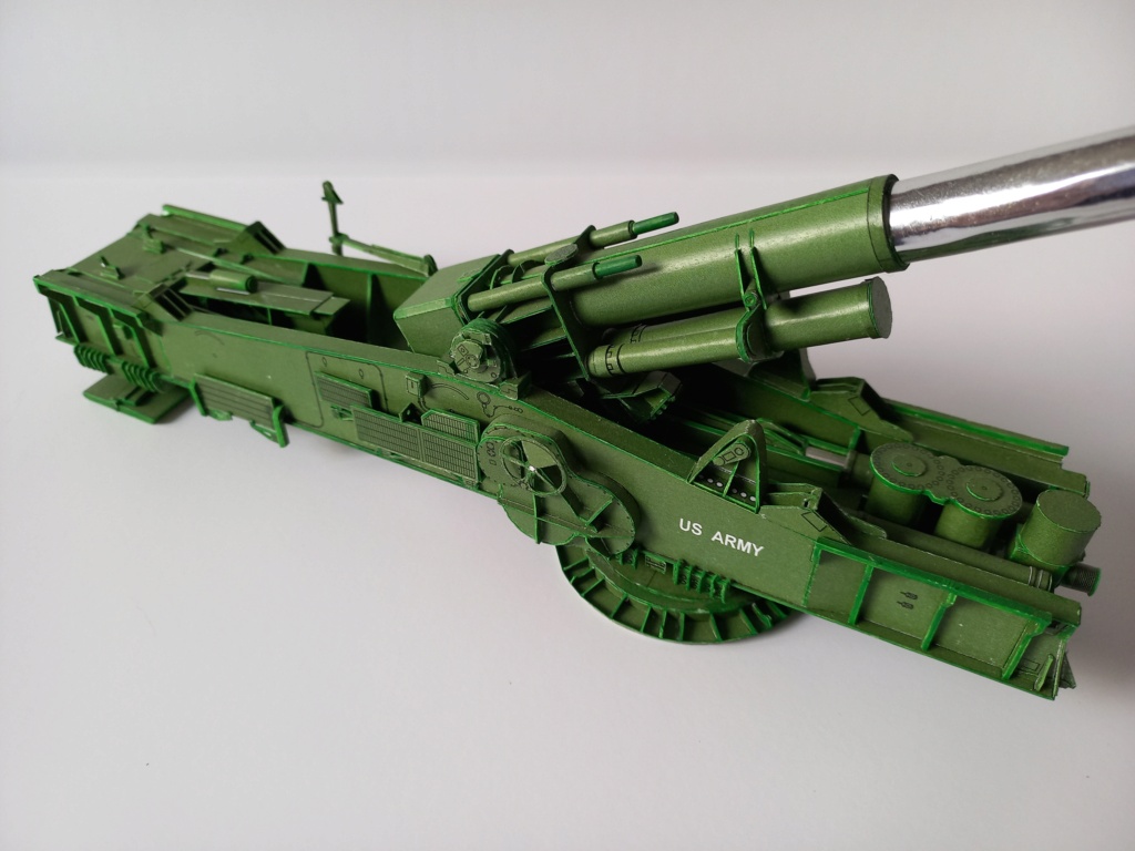 Amerikanische 280-mm-M65-Atomkanone. Maßstab 1:48, geb. v. Lachezar.        20220515