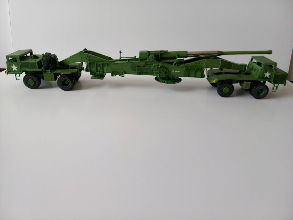 Amerikanische 280-mm-M65-Atomkanone. Maßstab 1:48, geb. v. Lachezar.        20220518