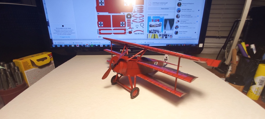 Fokker Dr.I,   freies Modell. 20240116