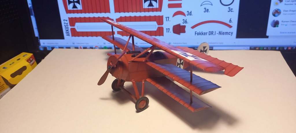 Fokker Dr.I,   freies Modell. 20240119