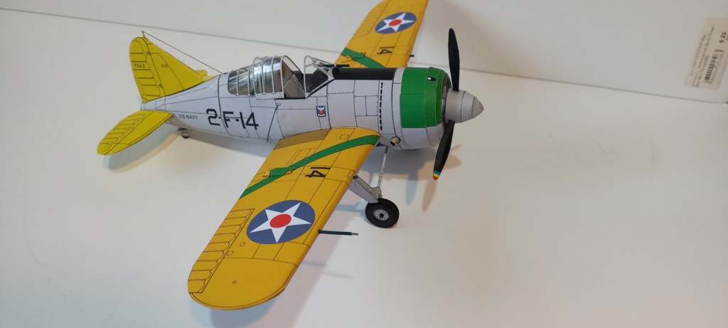  BREWSTER F2A-2 "Buffalo'' - Modelik 1:33 ,   geb.von Lachezar   20240245