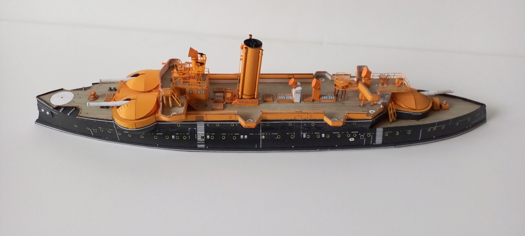 Deutsches Küstenpanzerschiff „S.M.S. Beowulf“, Maßstab 1:250, hergestellt von Lachezar 20240322