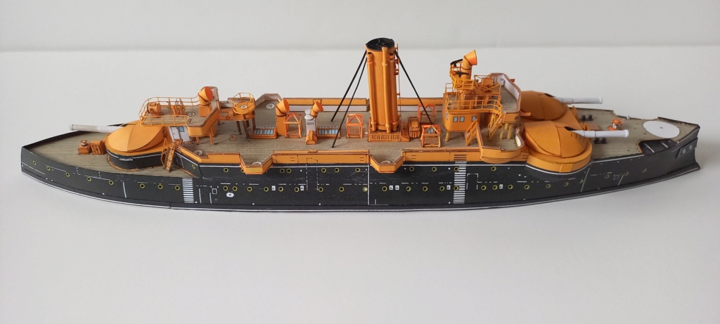 Deutsches Küstenpanzerschiff „S.M.S. Beowulf“, Maßstab 1:250, hergestellt von Lachezar 20240325