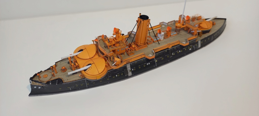 Deutsches Küstenpanzerschiff „S.M.S. Beowulf“, Maßstab 1:250, hergestellt von Lachezar 20240328