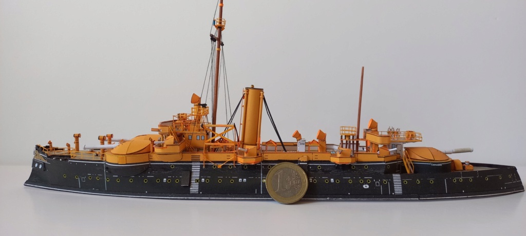 Deutsches Küstenpanzerschiff „S.M.S. Beowulf“, Maßstab 1:250, hergestellt von Lachezar 20240333