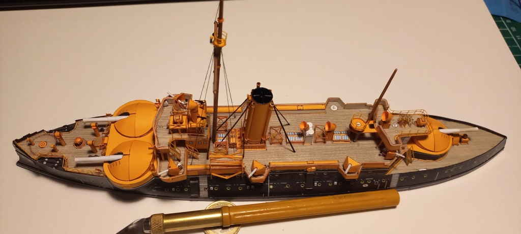 Deutsches Küstenpanzerschiff „S.M.S. Beowulf“, Maßstab 1:250, hergestellt von Lachezar 20240334