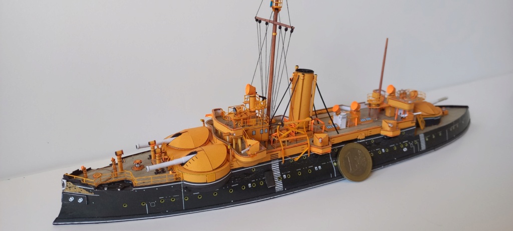 Deutsches Küstenpanzerschiff „S.M.S. Beowulf“, Maßstab 1:250, hergestellt von Lachezar 20240336