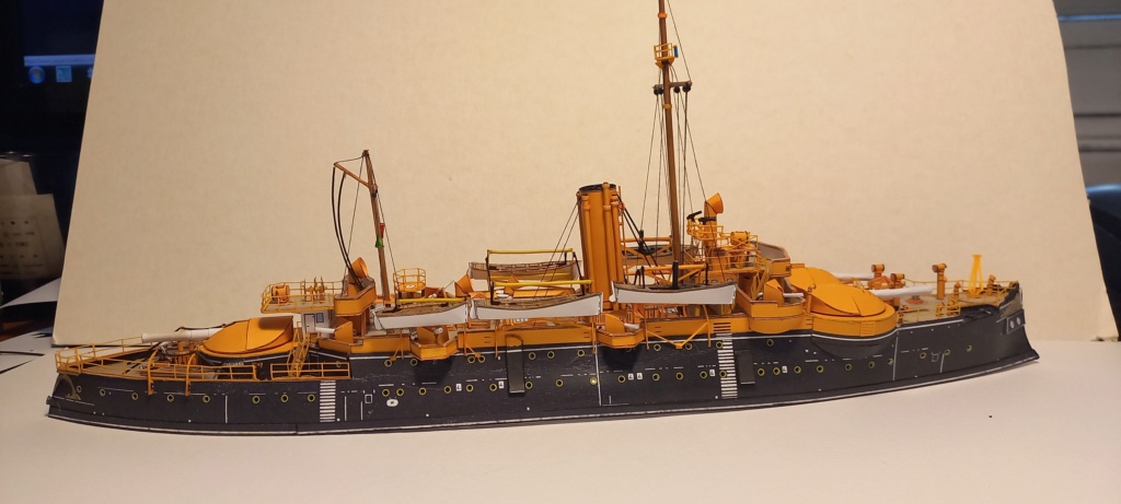 Deutsches Küstenpanzerschiff „S.M.S. Beowulf“, Maßstab 1:250, hergestellt von Lachezar 20240415