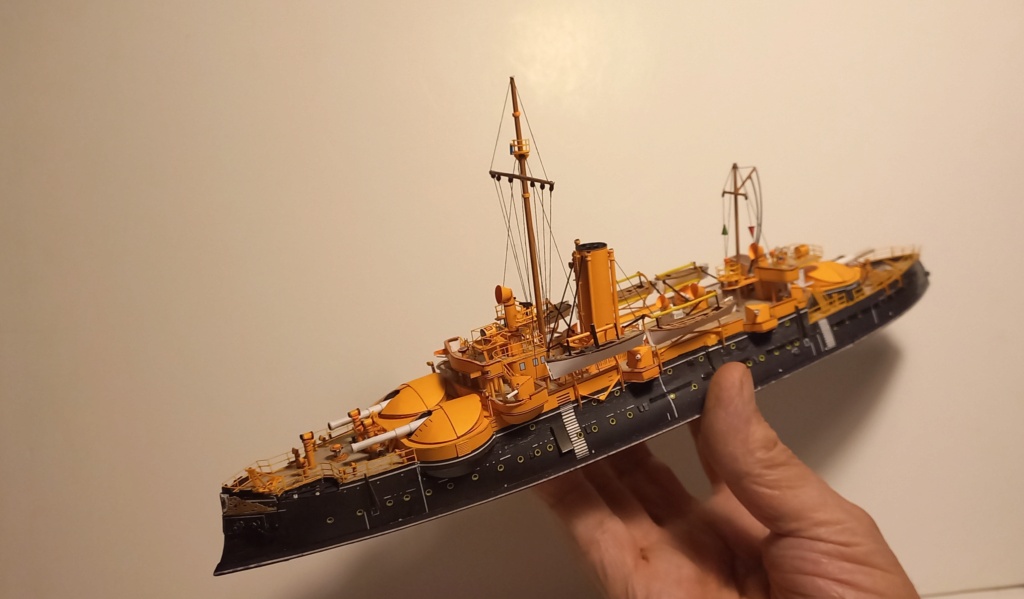 Deutsches Küstenpanzerschiff „S.M.S. Beowulf“, Maßstab 1:250, hergestellt von Lachezar 20240422