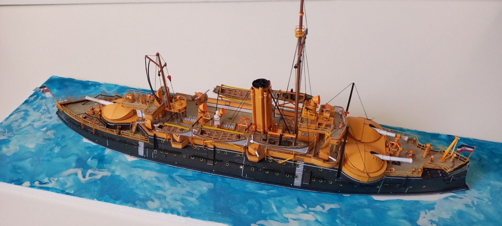 Deutsches Küstenpanzerschiff „S.M.S. Beowulf“, Maßstab 1:250, hergestellt von Lachezar 20240426