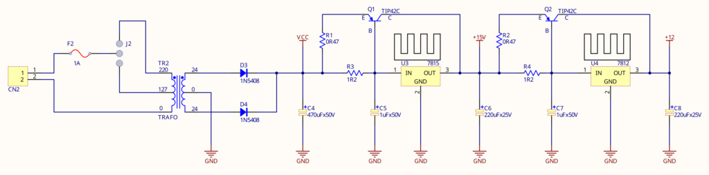 Como retificar 24V e ter 12V para acionar motor? Esquem14