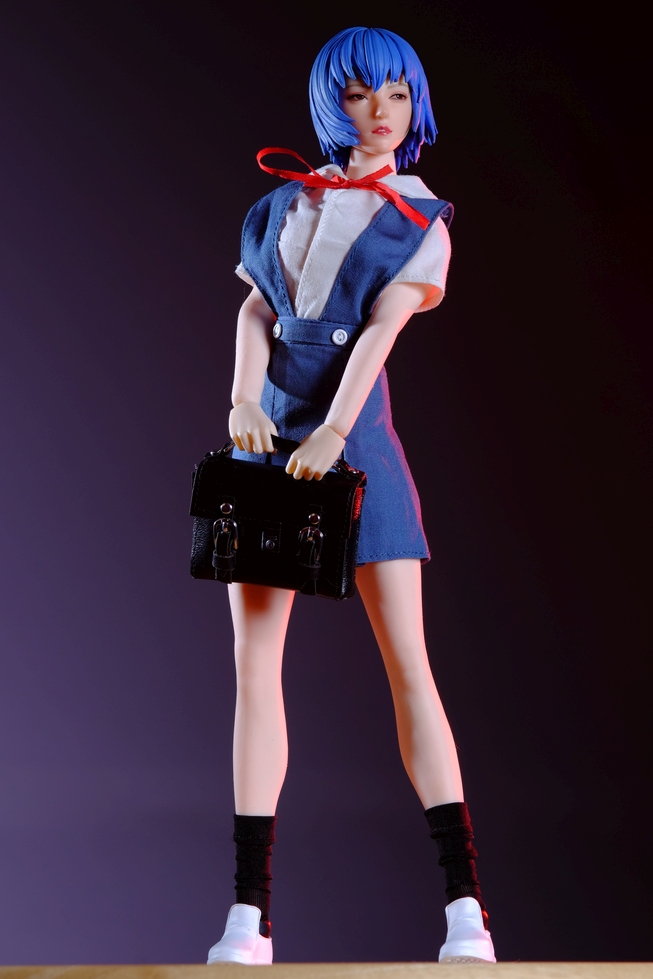 NEW PRODUCT: VSToys: 1/6 Ayanami Rei student outfit & head sculpt set Fuji0416