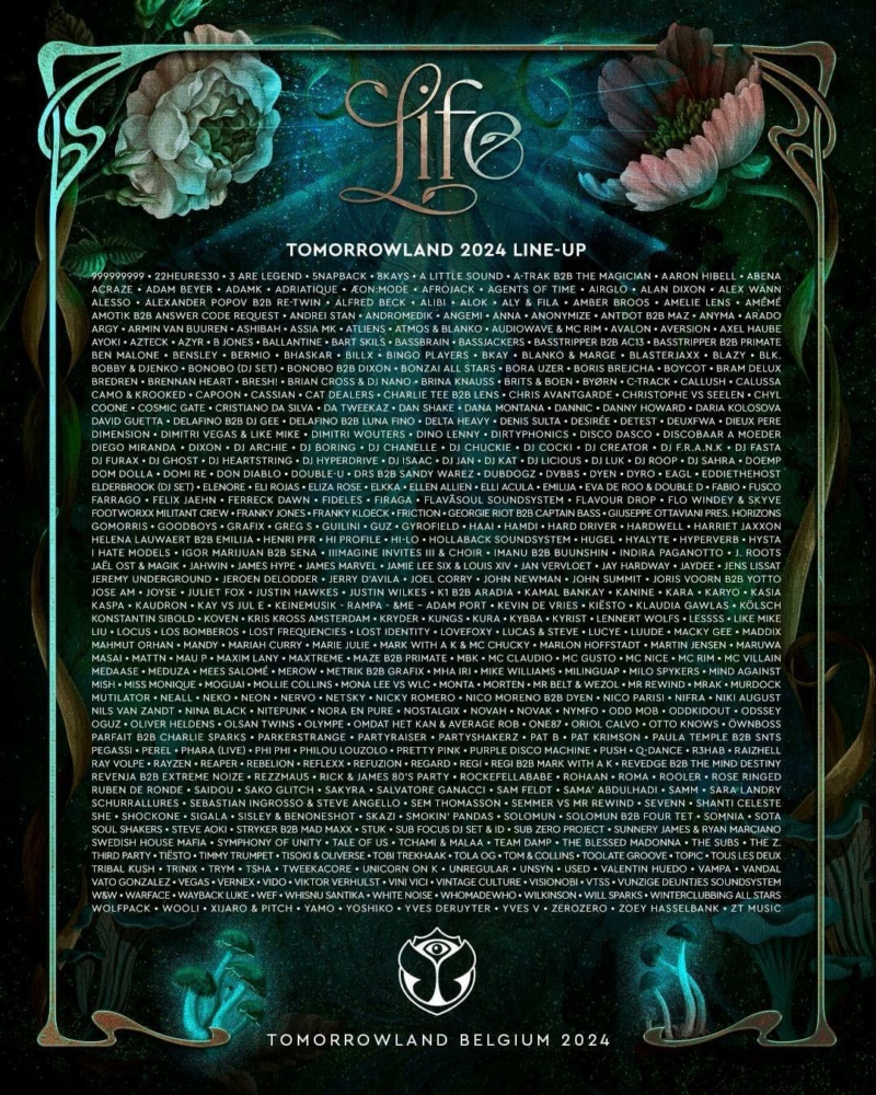 Tomorrowland 5 jours Weekend 1 2025 Voyage en bus Festimove