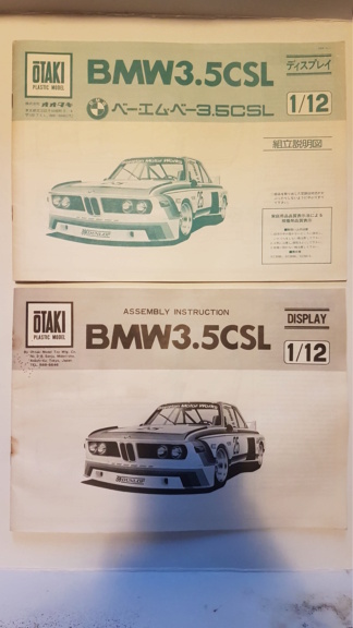 [OTAKI] BMW 3.5 CSL 1/12ème Réf OT3-86 20231242
