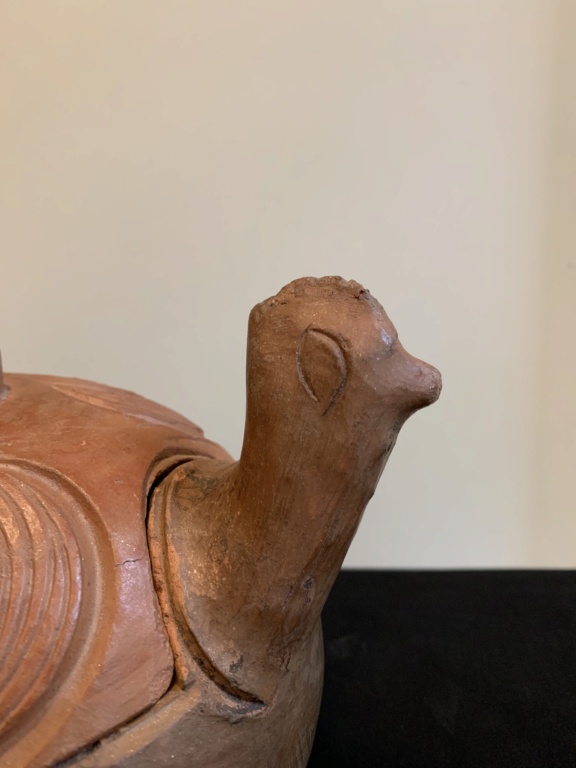 Terracotta bird shaped vessel Img_5311