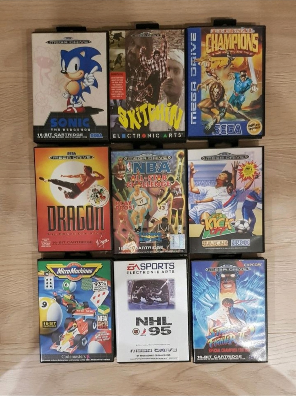 [VDS] Console Megadrive + collection jeux PAL FR CIB Screen13