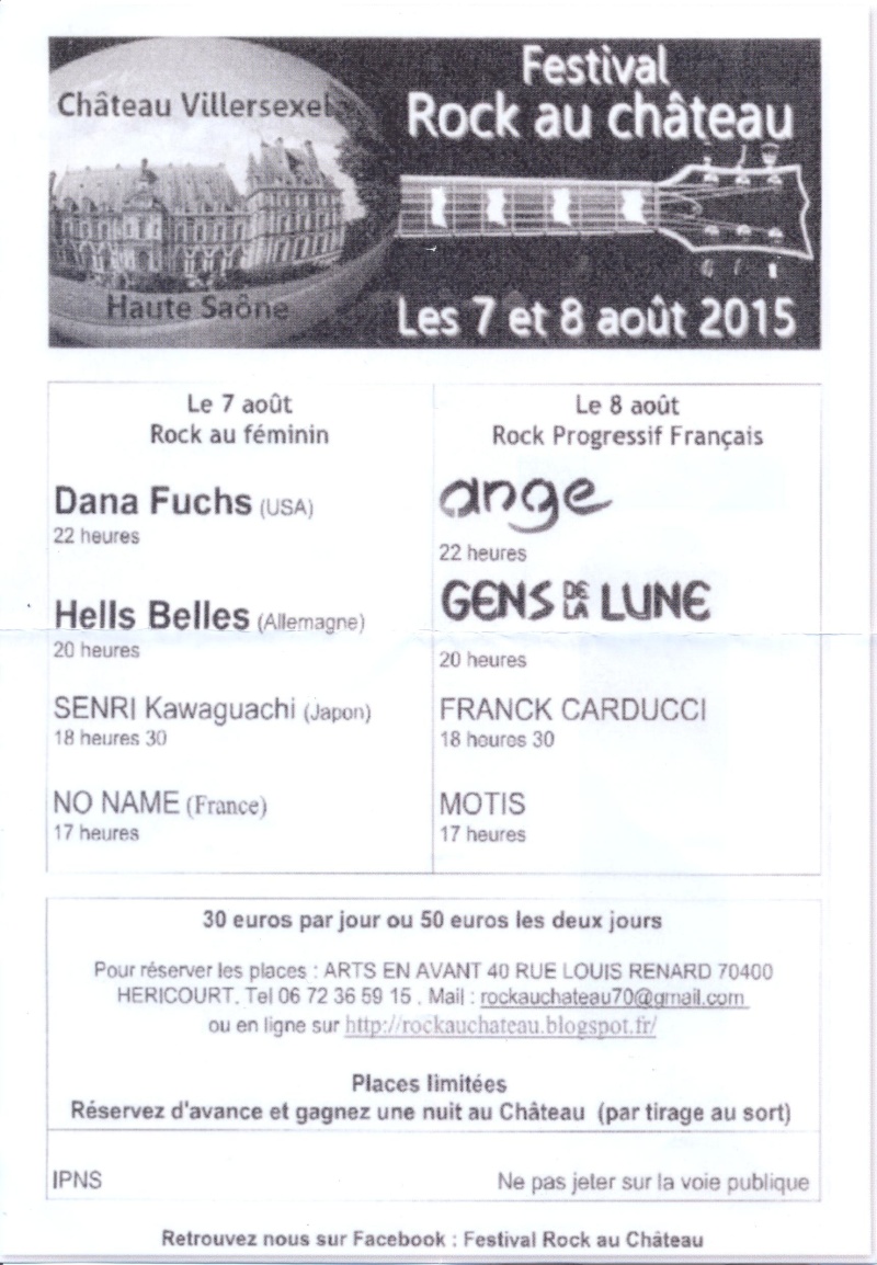 [08-08-2015] VILLERSEXEL (70) - Festival Rock au Château 02710