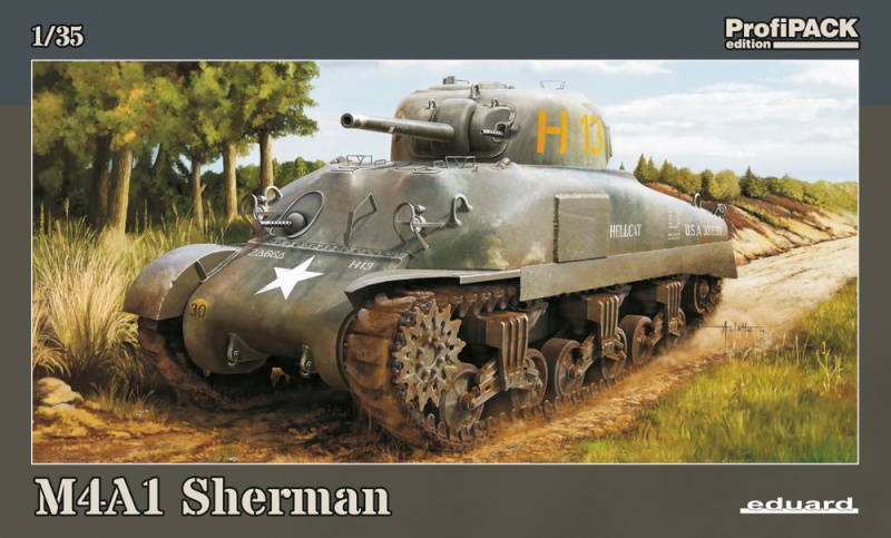 Sherman M4A1 Eduard 1/35 en version française 010