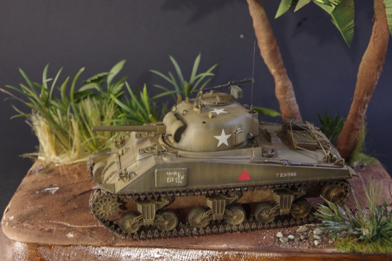 Sherman M4 A4 Cyber Hobby 1/35 en Birmanie Imgp4917