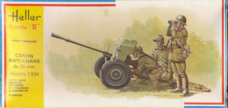 Canon anti-chars de 25mm Modèle 1934 1/35ème Réf 141 Figuri13