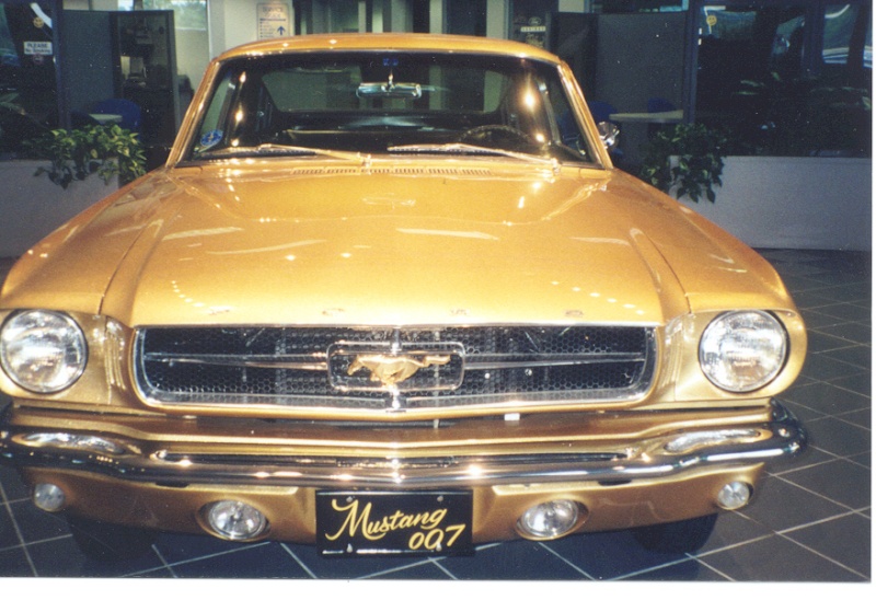 1965, James Bond 007, Goldfinger prototype Mustang 310