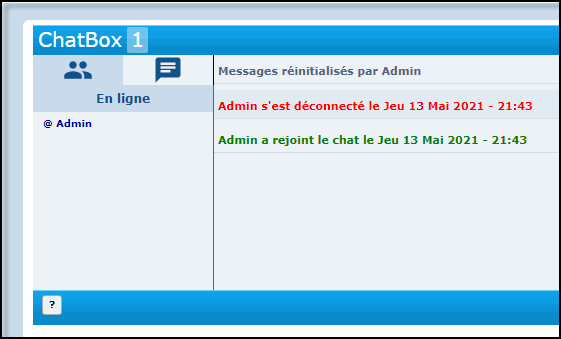  - Personnalisation de la ChatBox 13-05-11