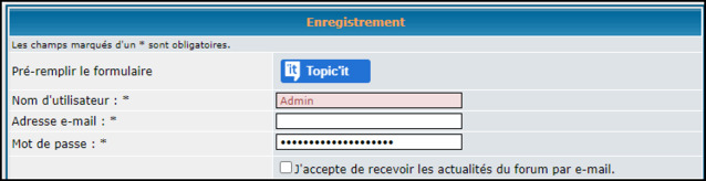 Vérification de la disponibilité du pseudo à l'inscription 20-07-14