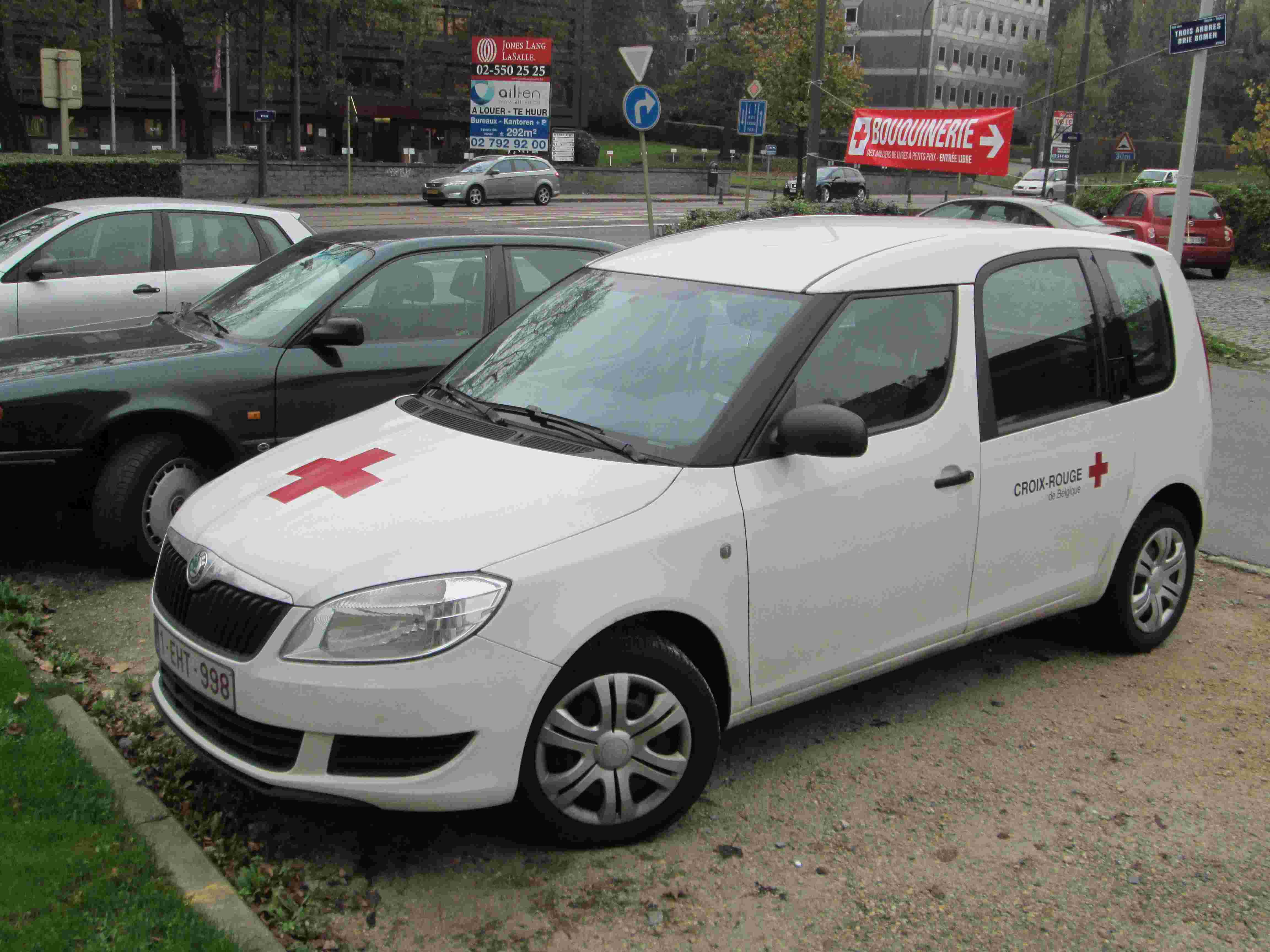 Croix Rouge de Belgique : Véhicules DG et Réseau Roomst10