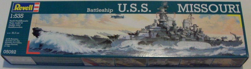 USS MISSOURI 1/535 - Revell Boite10